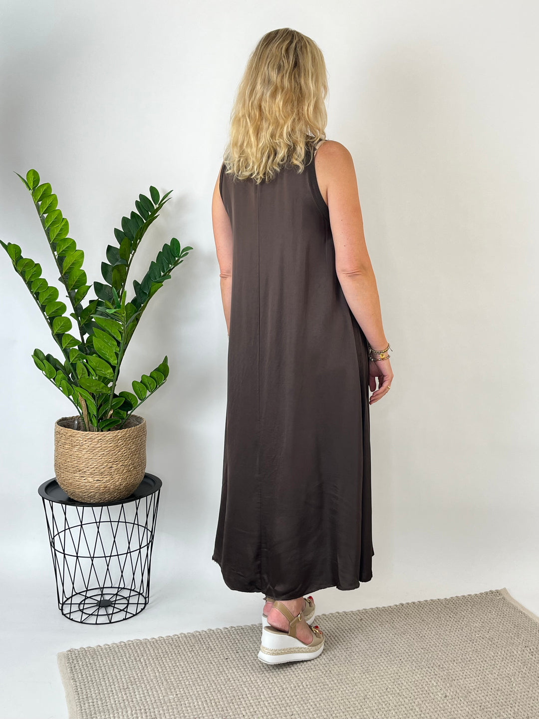 Maxikleid Easy Chic, braun von Bella Vita - Mode &amp; Lifestyle