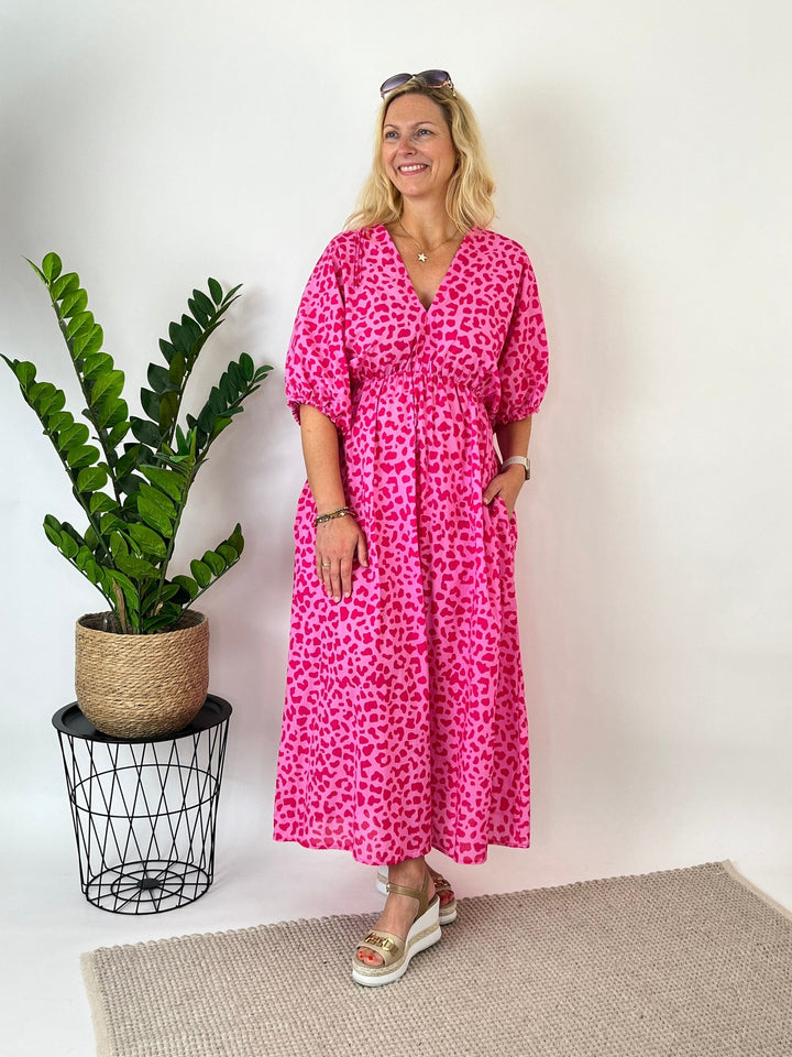 Maxikleid Leo Love, pink von Bella Vita - Mode &amp; Lifestyle
