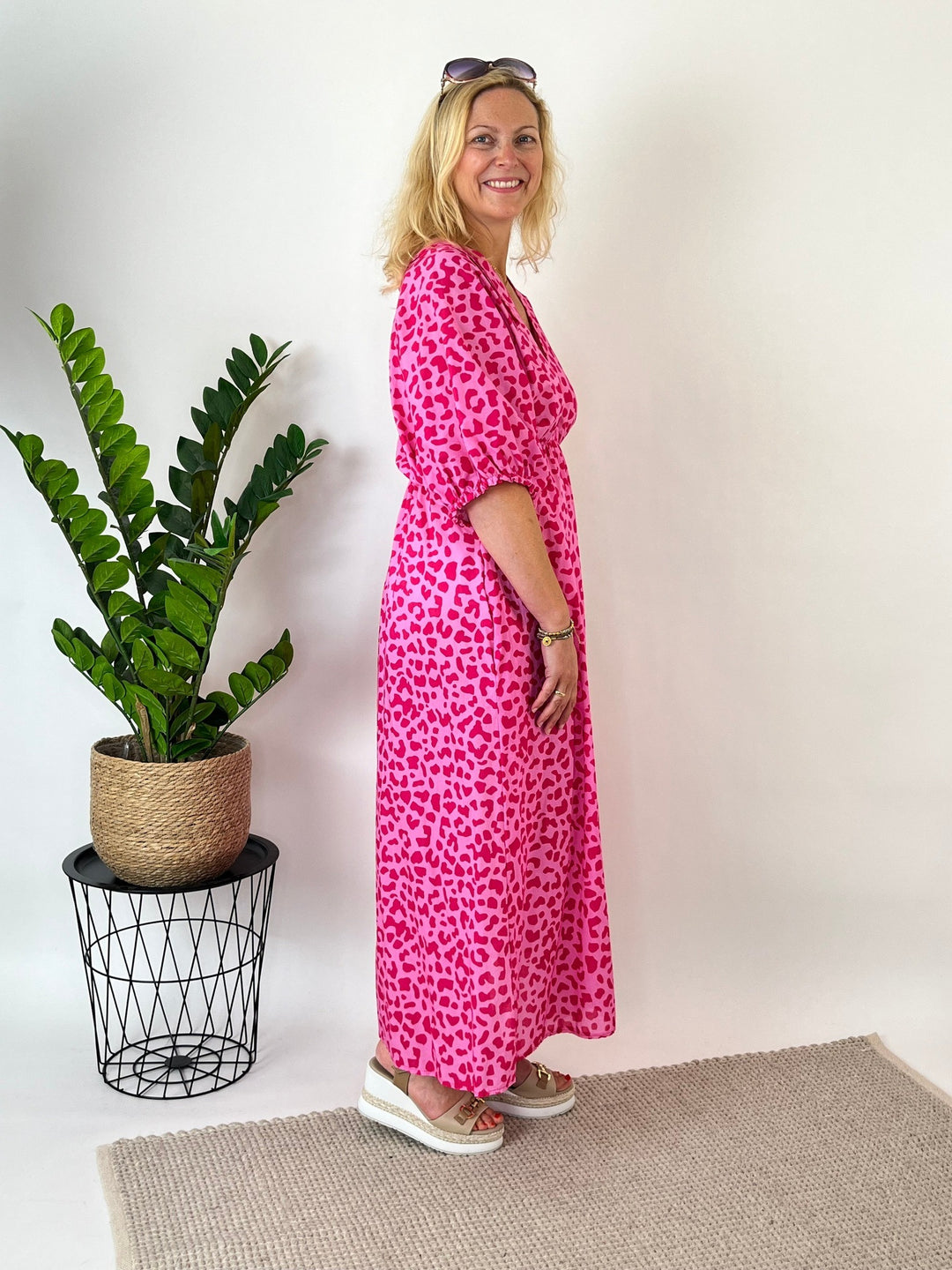 Maxikleid Leo Love, pink von Bella Vita - Mode &amp; Lifestyle