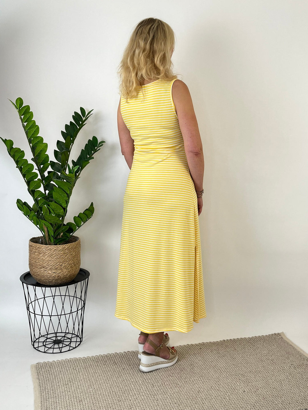 Maxikleid Yellow Stripes, gelb-weiß von Bella Vita - Mode &amp; Lifestyle