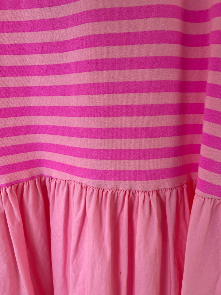 Maxikleid im Streifenmix, pink von Bella Vita - Mode &amp; Lifestyle
