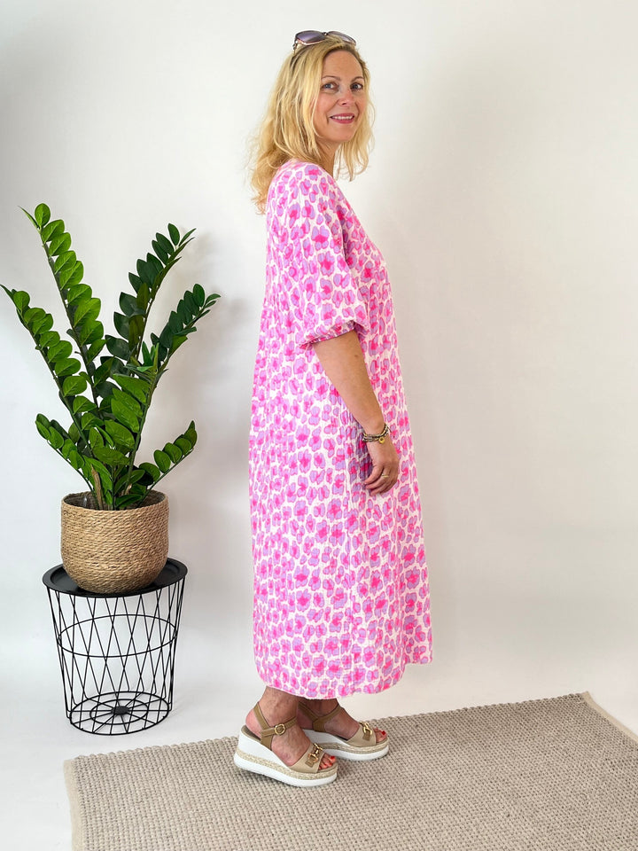 Musselinkleid Leo, flieder von Bella Vita - Mode &amp; Lifestyle
