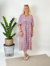 Musselinkleid Leo, pink von Bella Vita - Mode & Lifestyle