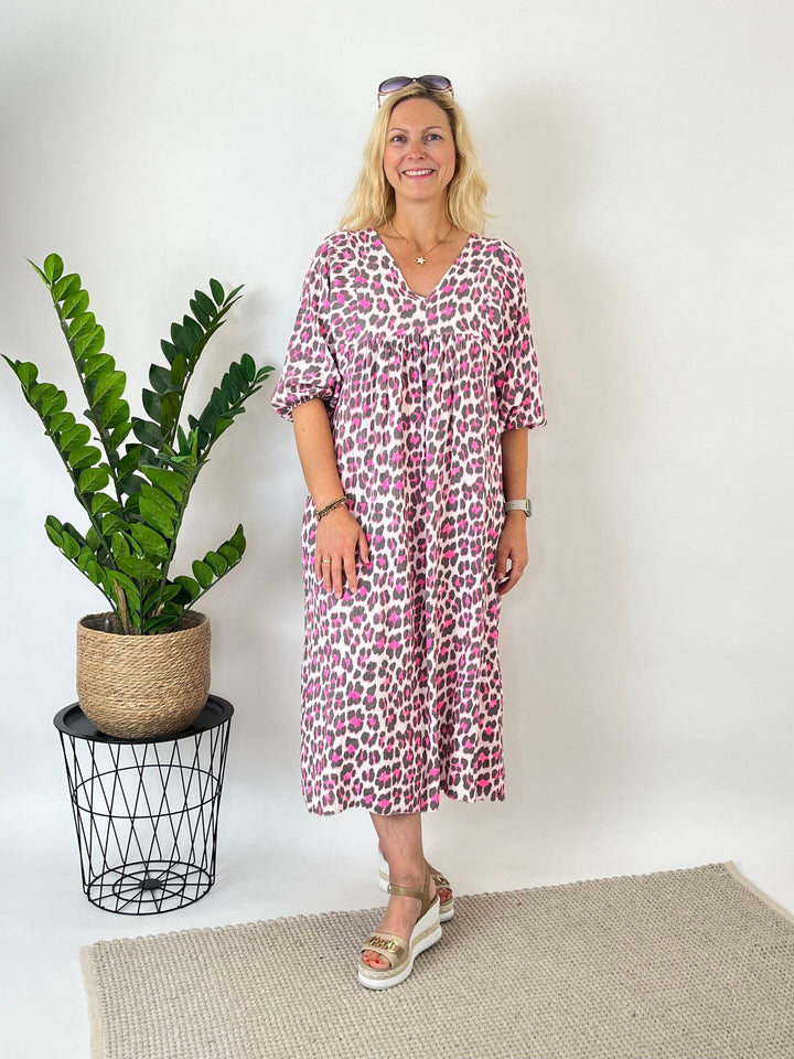 Musselinkleid Leo, pink von Bella Vita - Mode &amp; Lifestyle