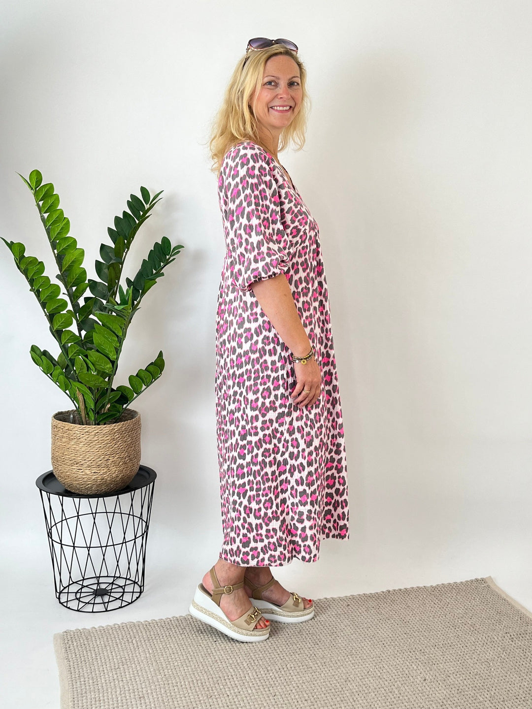 Musselinkleid Leo, pink von Bella Vita - Mode &amp; Lifestyle