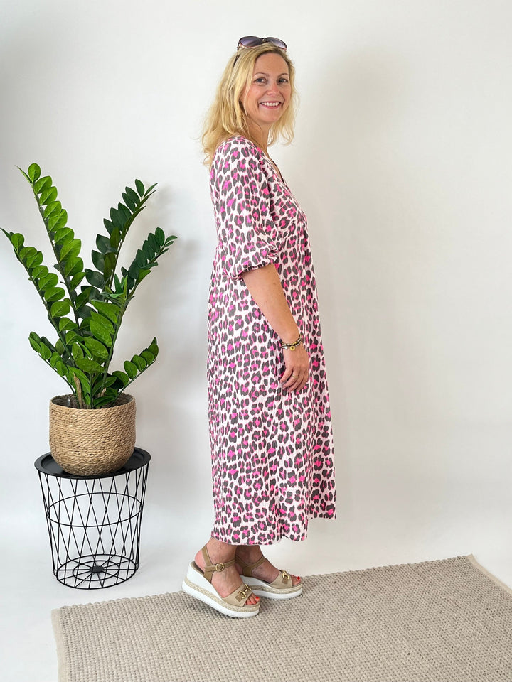 Musselinkleid Leo, pink von Bella Vita - Mode &amp; Lifestyle