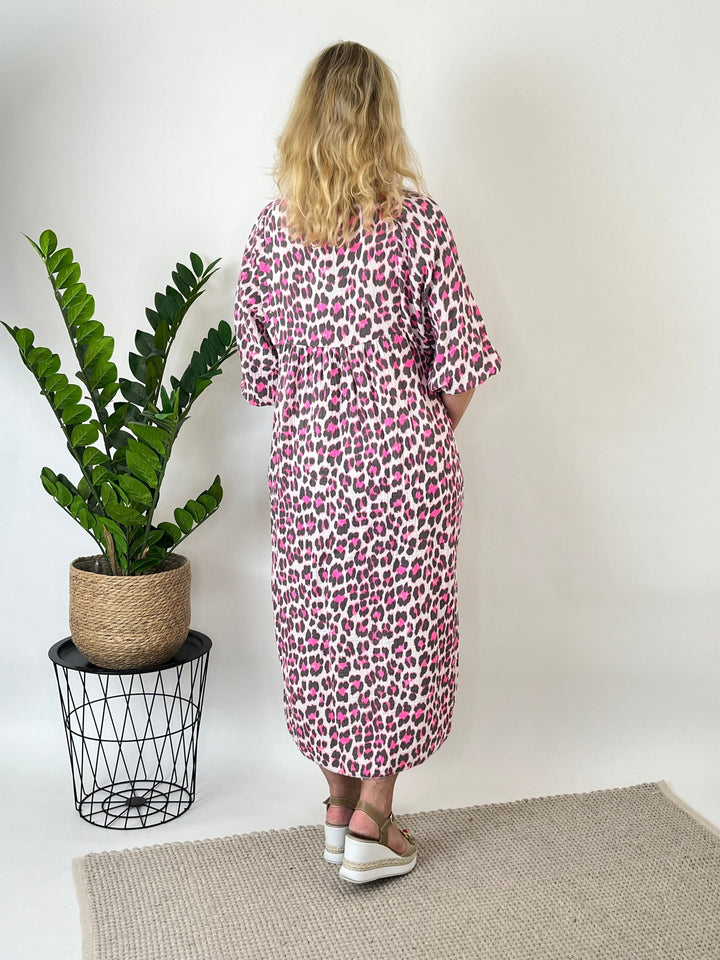 Musselinkleid Leo, pink von Bella Vita - Mode &amp; Lifestyle