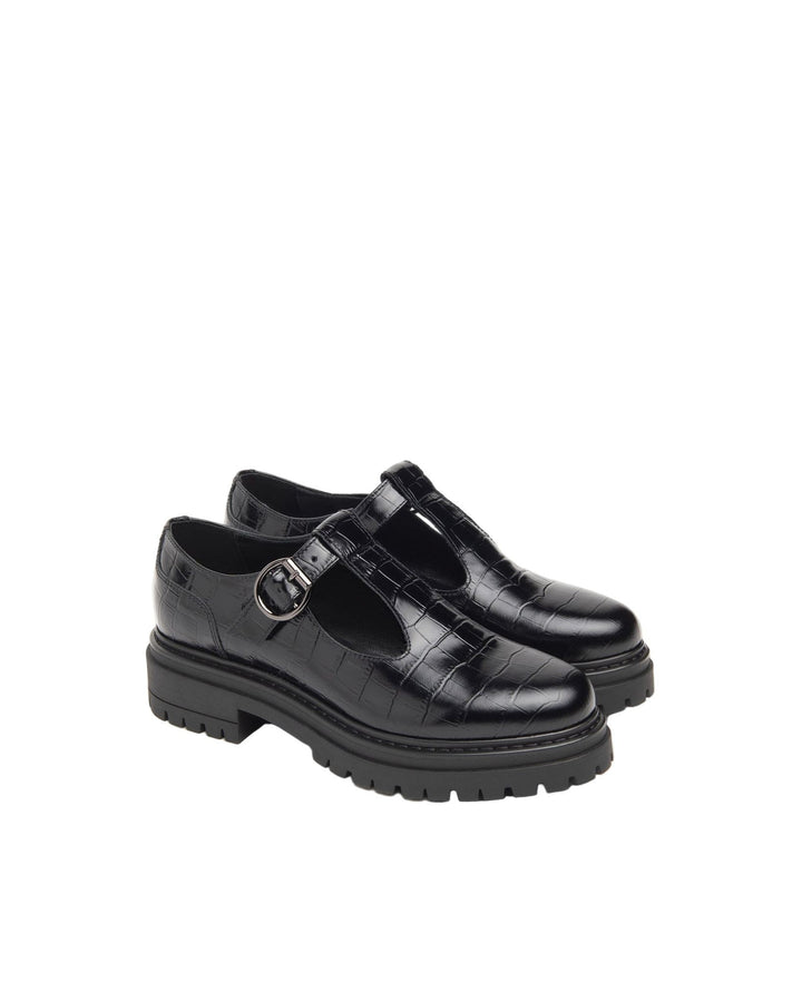 NeroGiardini Mary Jane Schuhe mit Riemen, schwarz von Bella Vita - Mode &amp; Lifestyle