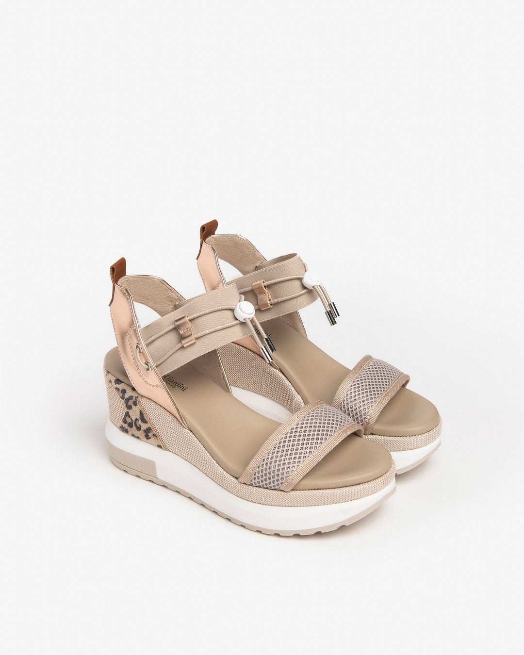 NeroGiardini Plateau-Sandalette Leo, beige-roségold von Bella Vita - Mode &amp; Lifestyle