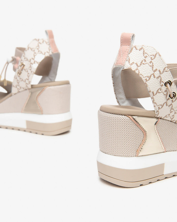 NeroGiardini Plateau-Sandalette, beige von Bella Vita - Mode &amp; Lifestyle