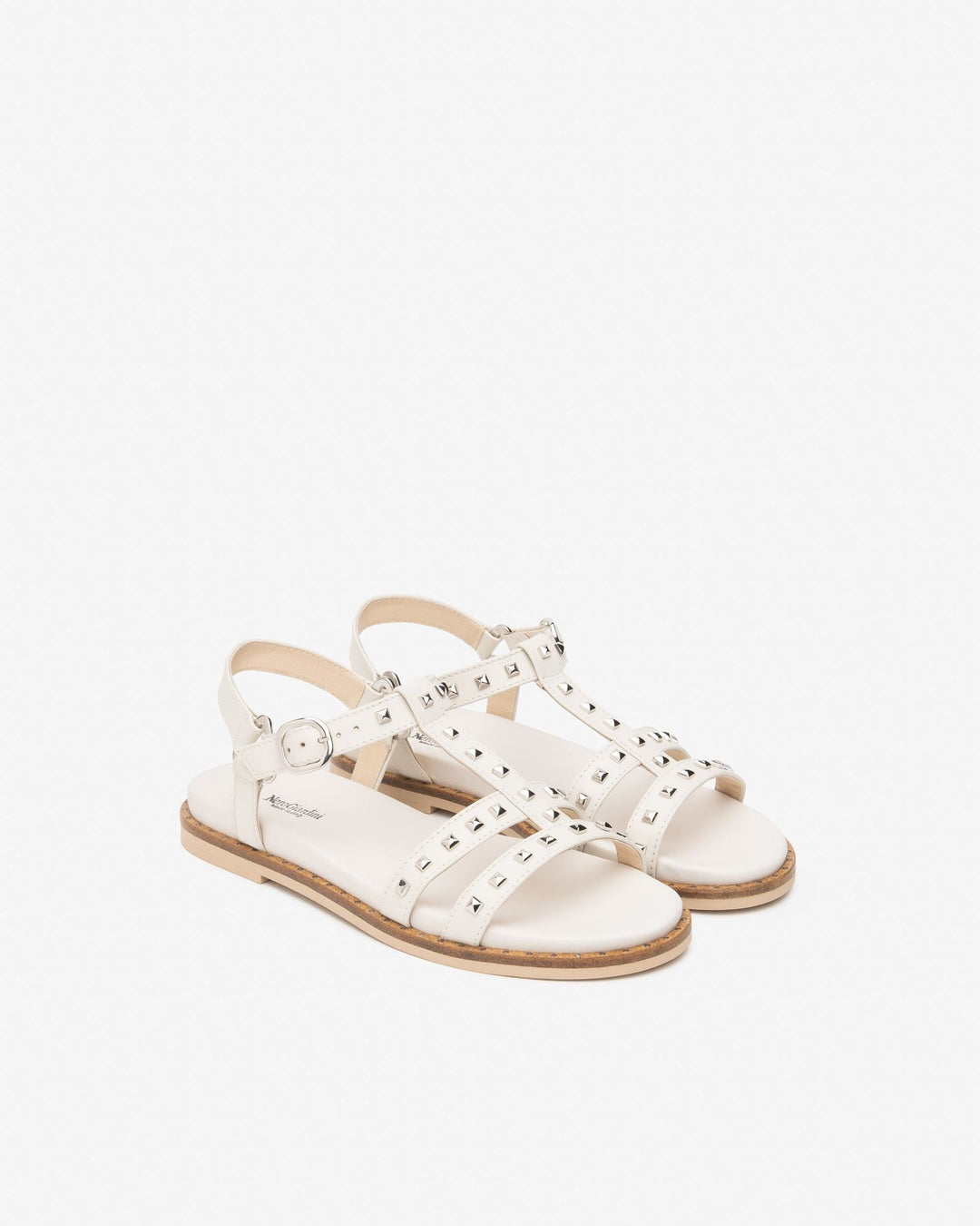 NeroGiardini Riemchensandalen mit Nieten, ecru von Bella Vita - Mode & Lifestyle