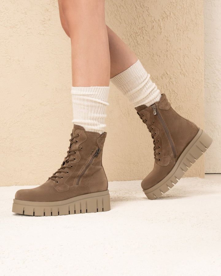 NeroGiardini Schnürboots, beige von Bella Vita - Mode &amp; Lifestyle