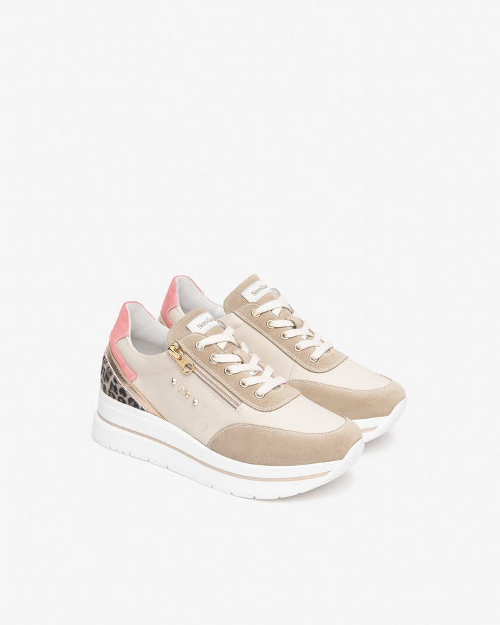NeroGiardini Sneaker Leo, beige-rosa von Bella Vita - Mode &amp; Lifestyle