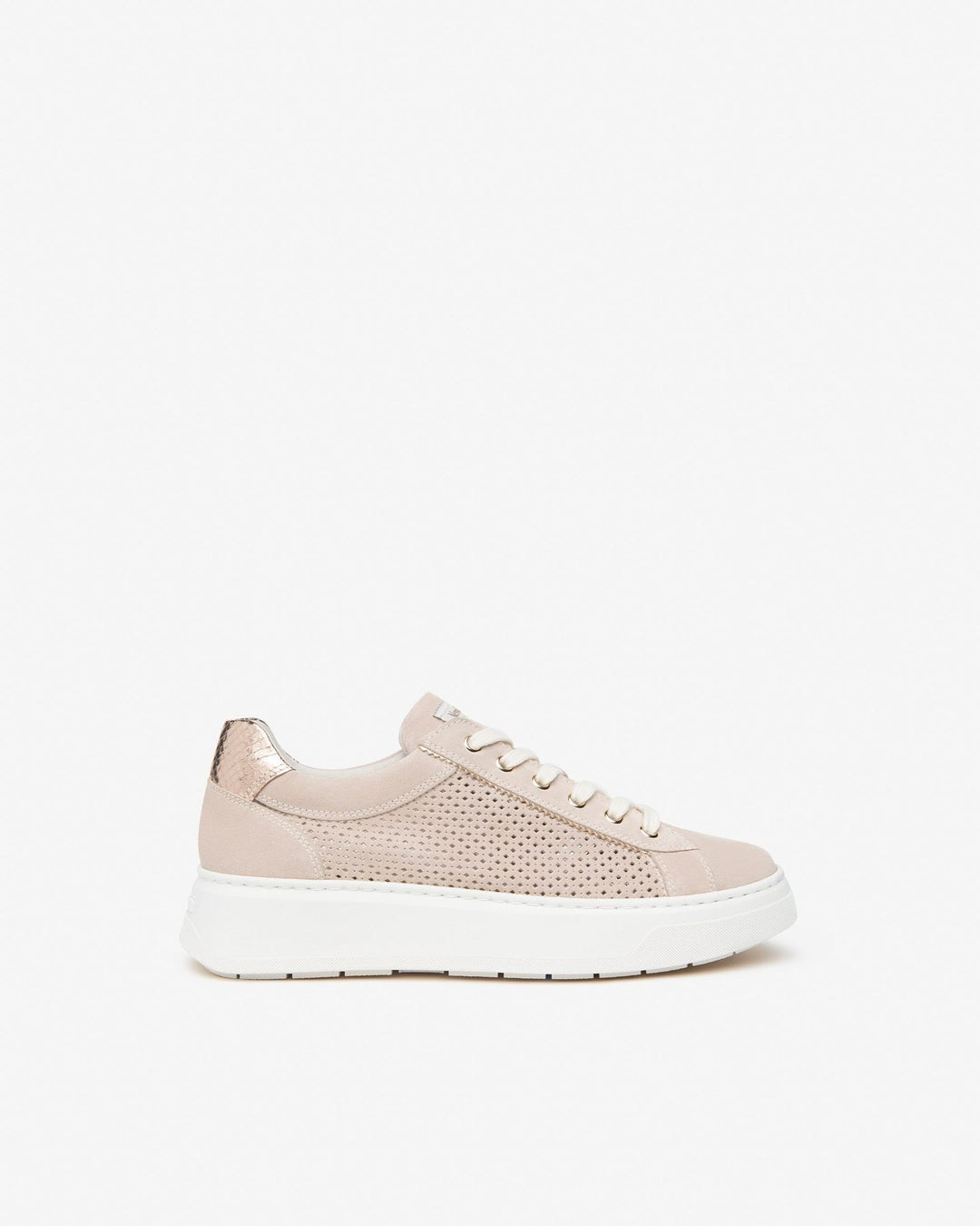 NeroGiardini Sneaker mit Lochmuster, stein von Bella Vita - Mode &amp; Lifestyle