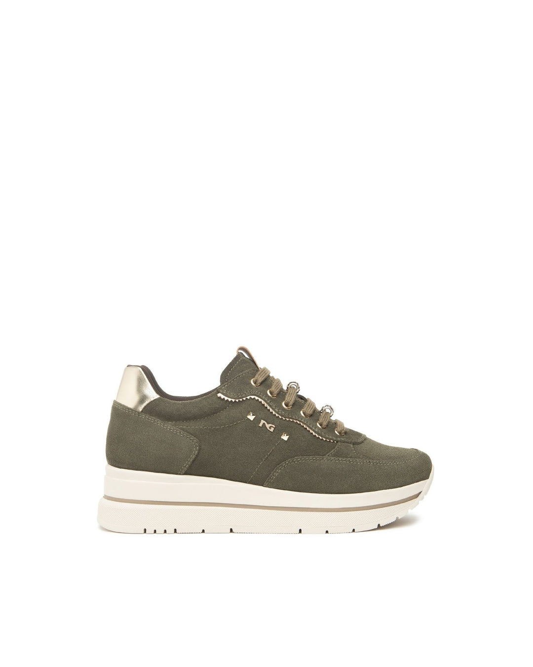 NeroGiardini Sneaker mit Plateausohle, khaki von Bella Vita - Mode &amp; Lifestyle