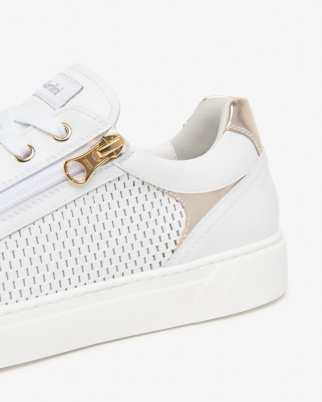 NeroGiardini Sneaker mit Reißverschluss, weiß von Bella Vita - Mode &amp; Lifestyle