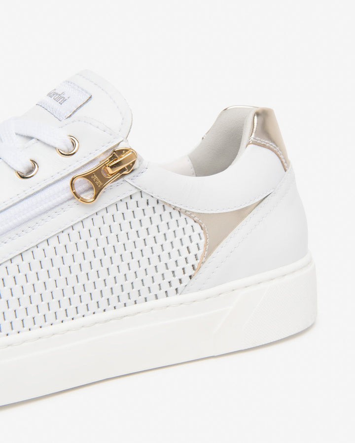 NeroGiardini Sneaker mit Reißverschluss, weiß von Bella Vita - Mode &amp; Lifestyle