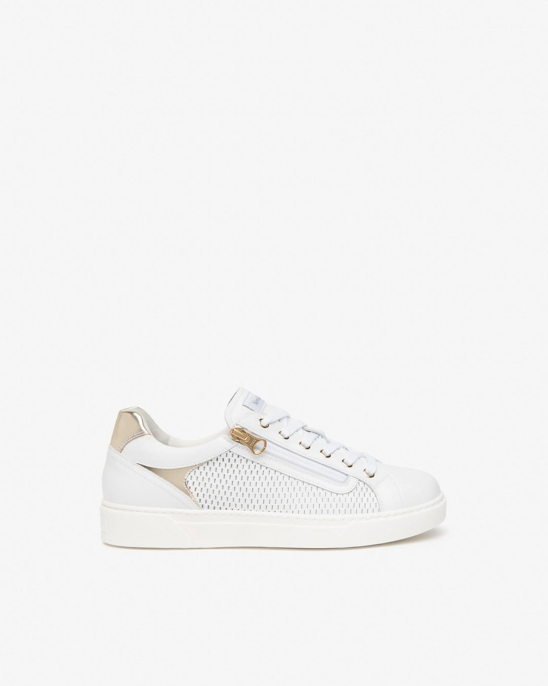 NeroGiardini Sneaker mit Reißverschluss, weiß von Bella Vita - Mode &amp; Lifestyle