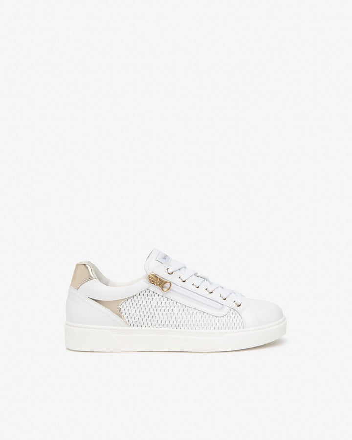 NeroGiardini Sneaker mit Reißverschluss, weiß von Bella Vita - Mode &amp; Lifestyle