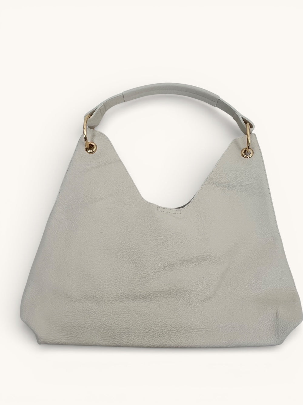 Nietentasche, ecru-goldfarben von Bella Vita - Mode &amp; Lifestyle