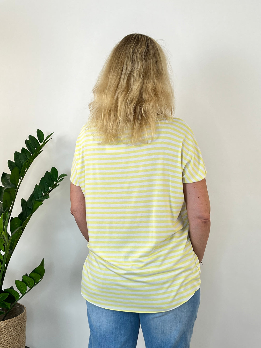 Oversize-Shirt "Essential Stripes", gelb von Bella Vita - Mode &amp; Lifestyle
