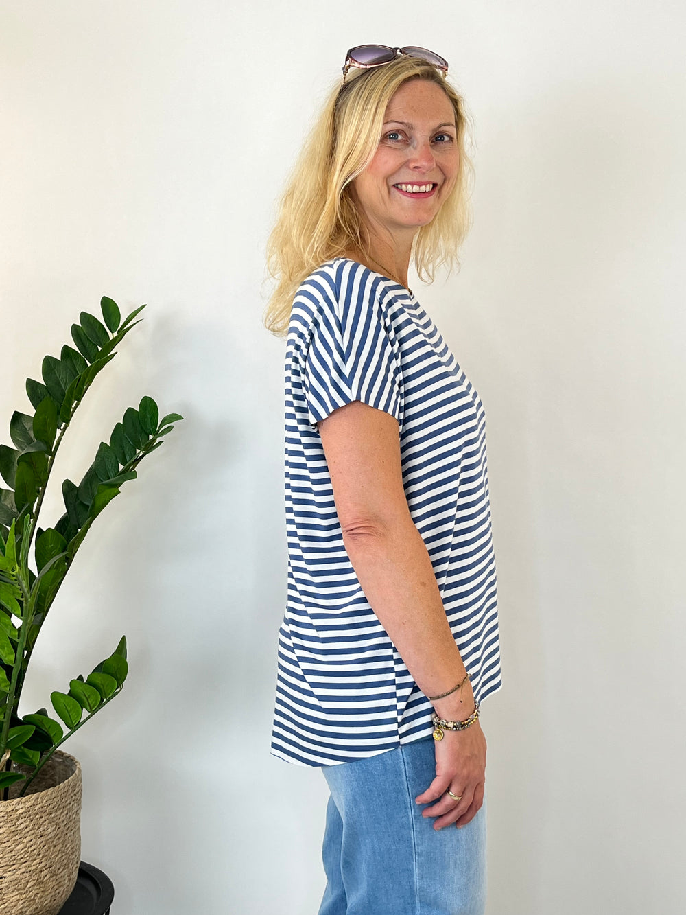 Oversize-Shirt "Essential Stripes", marine von Bella Vita - Mode & Lifestyle
