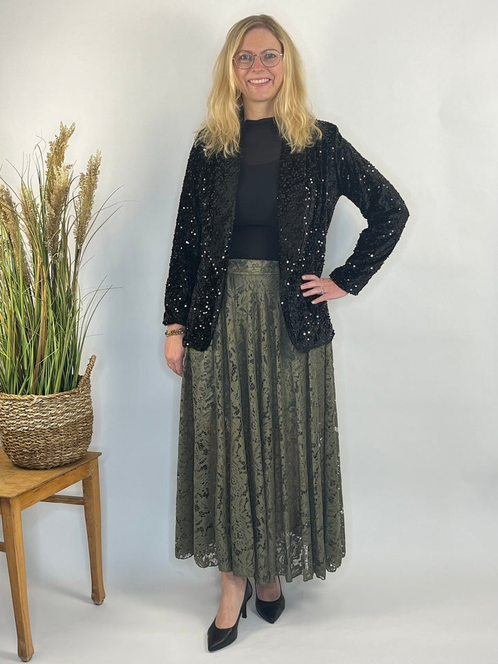 Paillettenblazer, schwarz von Bella Vita - Mode &amp; Lifestyle