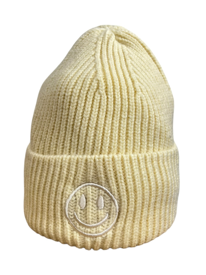 Mütze mit Smiley-Stickerei, versch. Farben