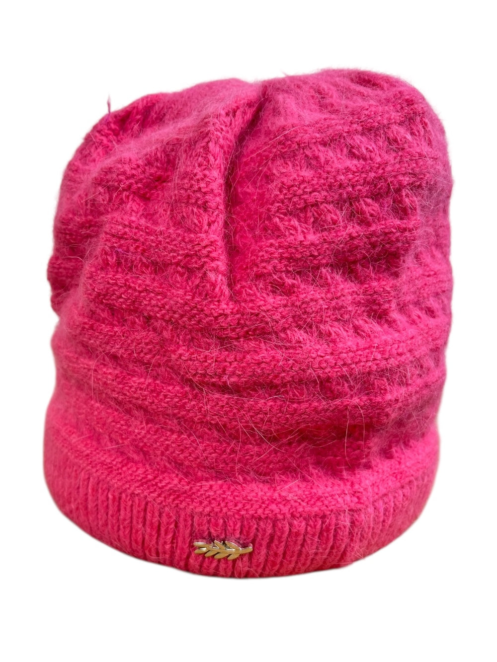 Strickmütze mit Strukturmuster, pink von Bella Vita - Mode & Lifestyle