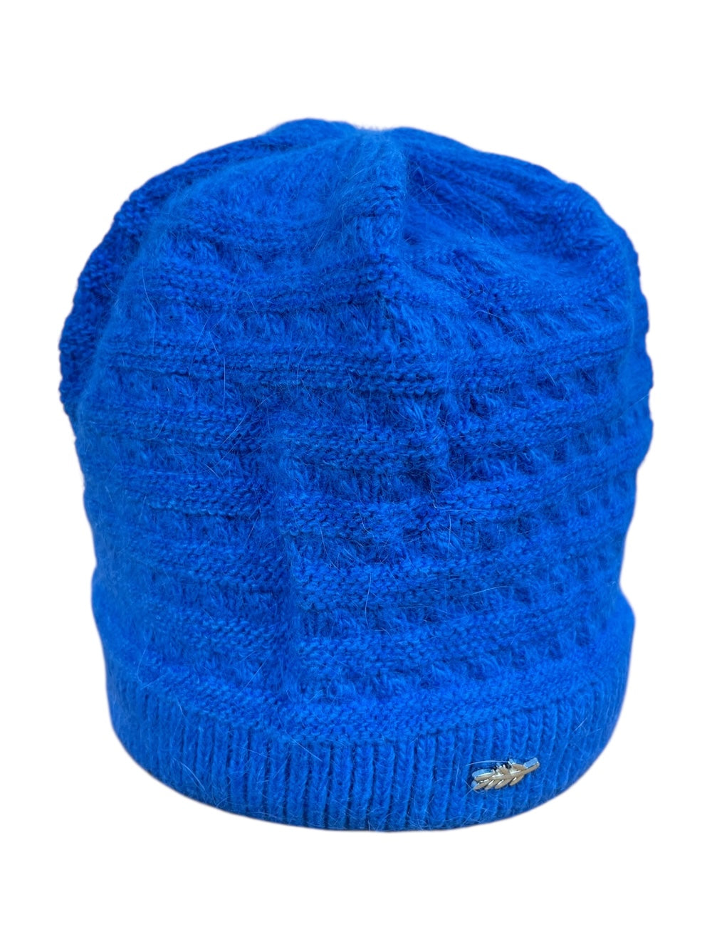 Strickmütze mit Strukturmuster, blau von Bella Vita - Mode & Lifestyle