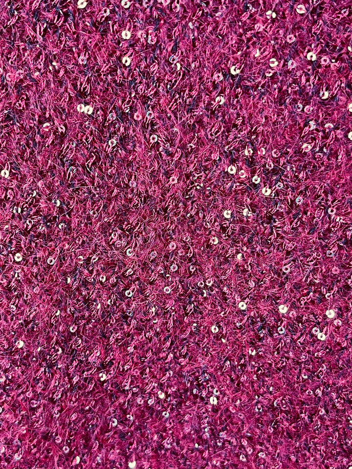 Pullover Sparkle mit Pailletten, bordeaux von Bella Vita - Mode &amp; Lifestyle