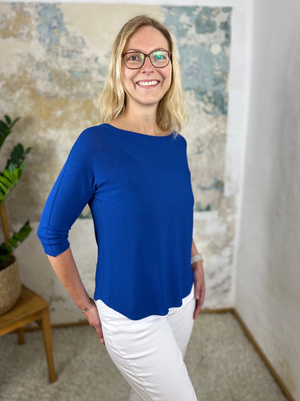 Pullover mit 3/4-Arm, Feinstrick von Bella Vita - Mode &amp; Lifestyle