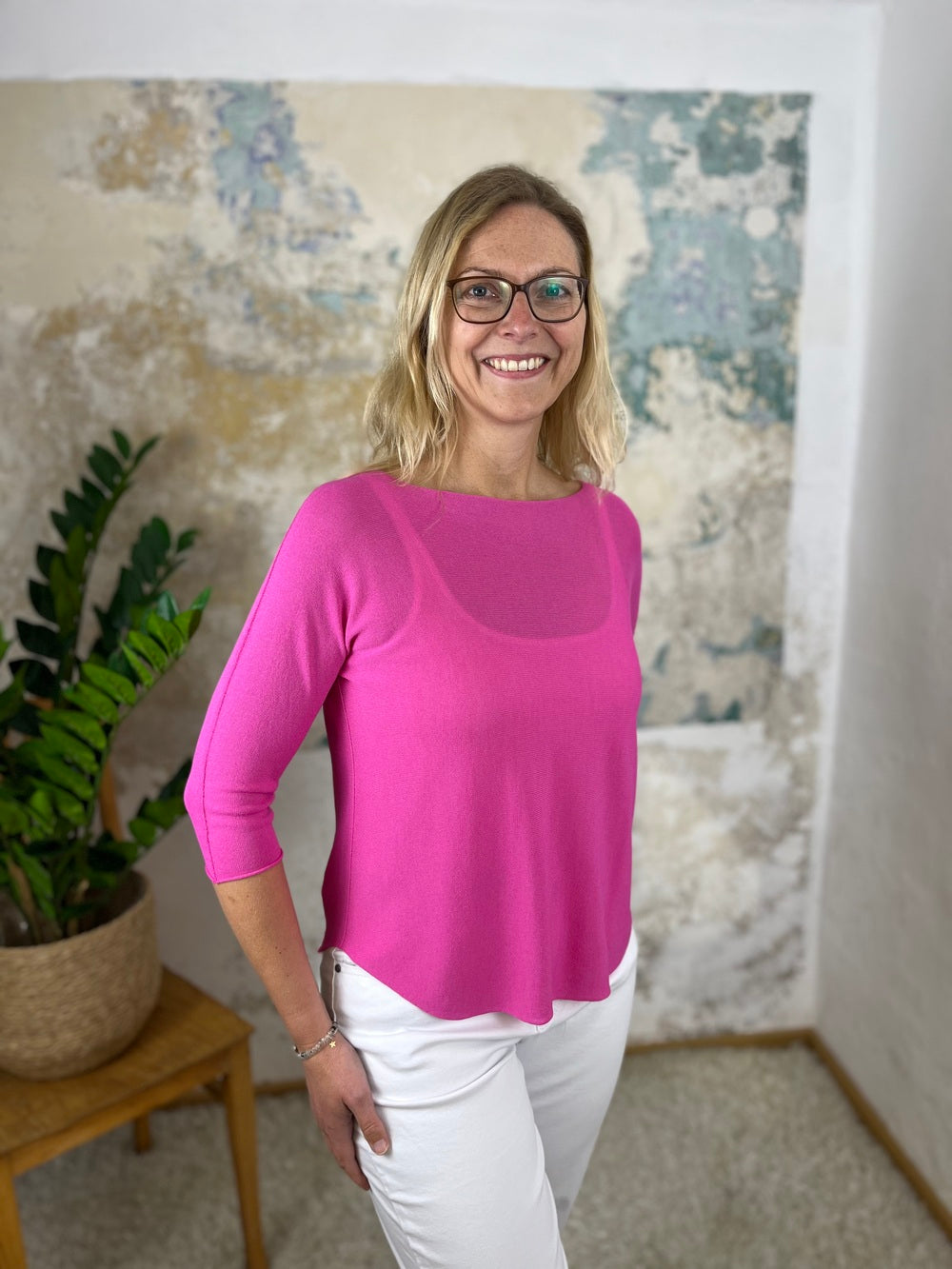 Pullover mit 3/4-Arm, Feinstrick von Bella Vita - Mode &amp; Lifestyle
