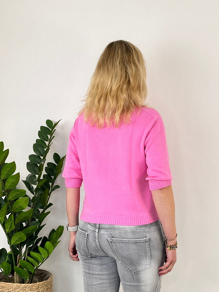 Pullover mit 3/4-Arm, pink von Bella Vita - Mode &amp; Lifestyle