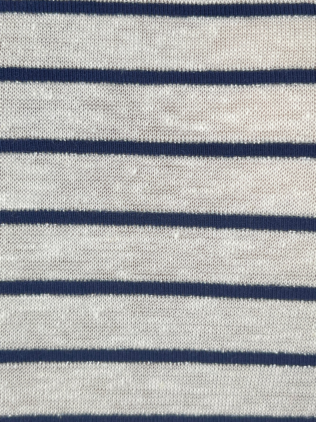 Striped shirt with V-neck