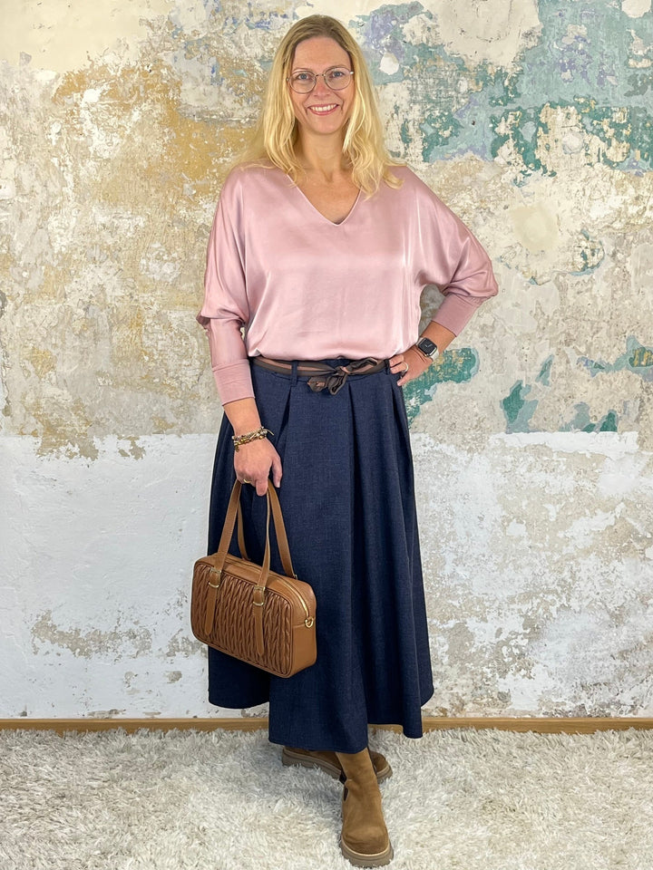 Rock mit Ziergürtel, marine von Bella Vita - Mode &amp; Lifestyle