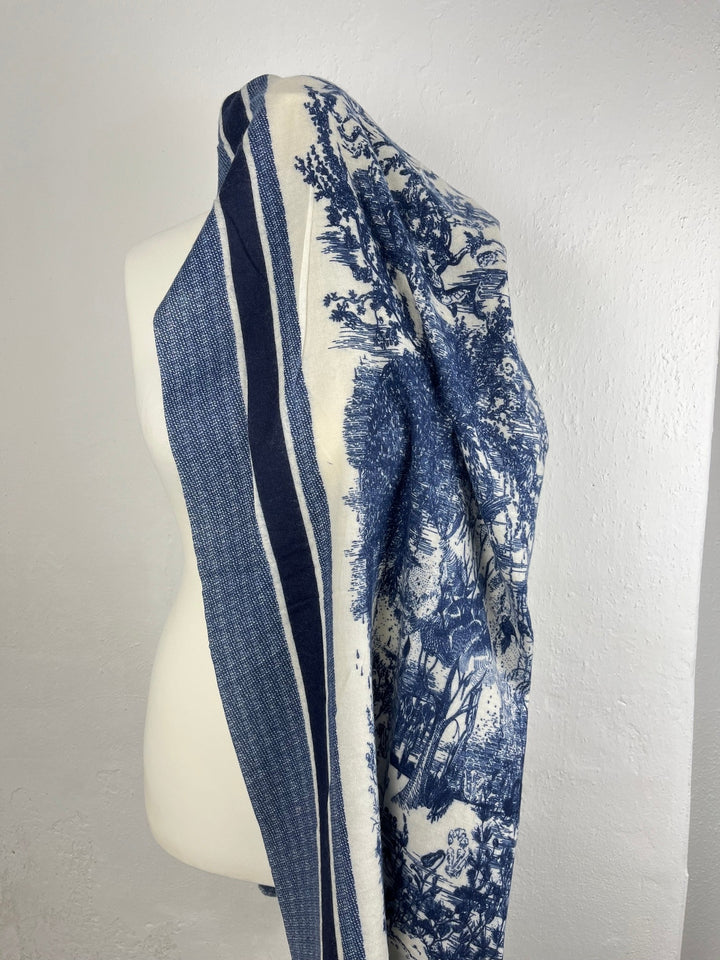 Schal "Landschaft", blau von Bella Vita - Mode &amp; Lifestyle