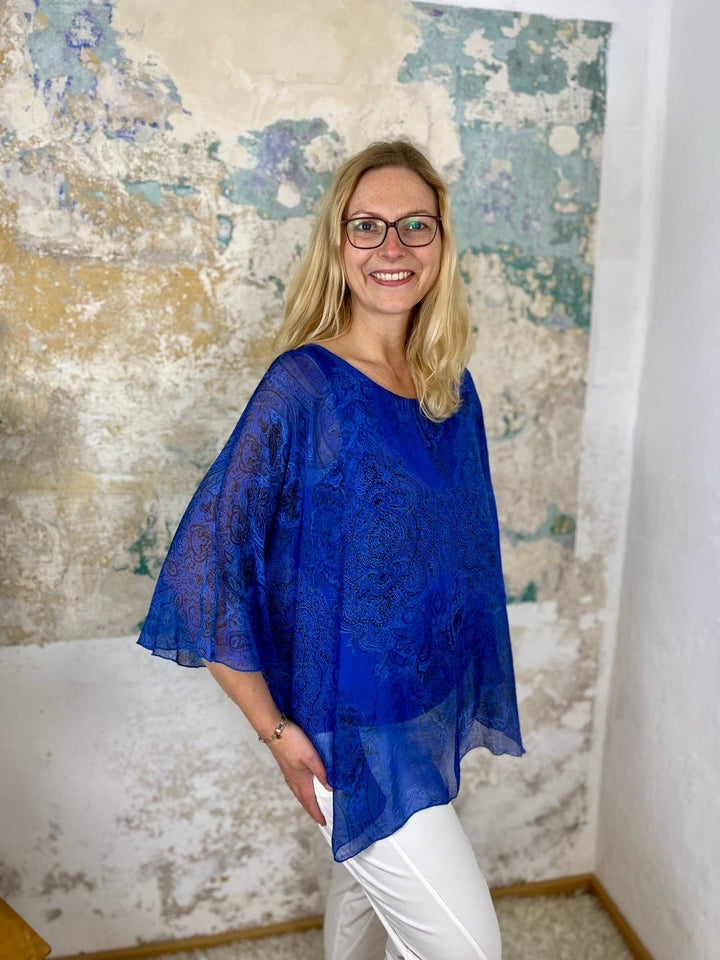 Seidentunika, Alloverdruck von Bella Vita - Mode &amp; Lifestyle