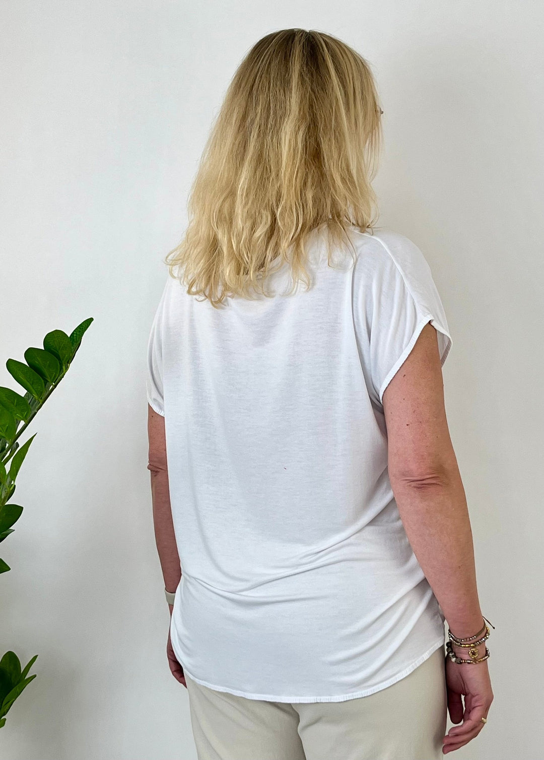Shirt „Vespa“ mit Glitzersteinchen, rot von Bella Vita - Mode &amp; Lifestyle