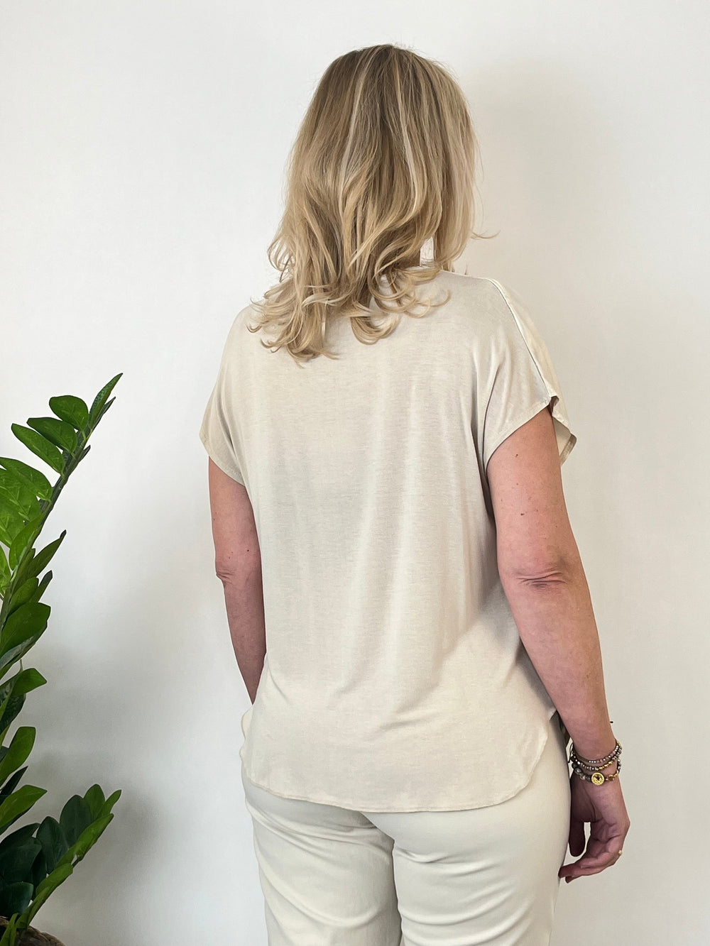 Shirt mit überschnittenem Arm, ecru von Bella Vita - Mode & Lifestyle