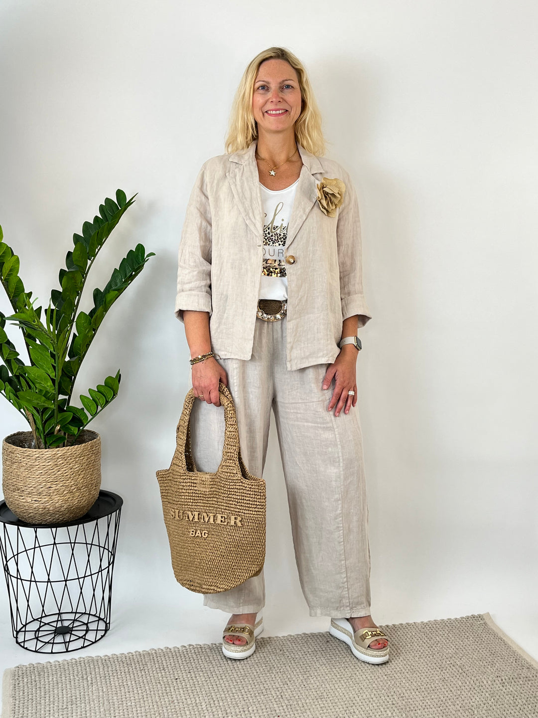 Shopper Summer Bag, beige von Bella Vita - Mode &amp; Lifestyle