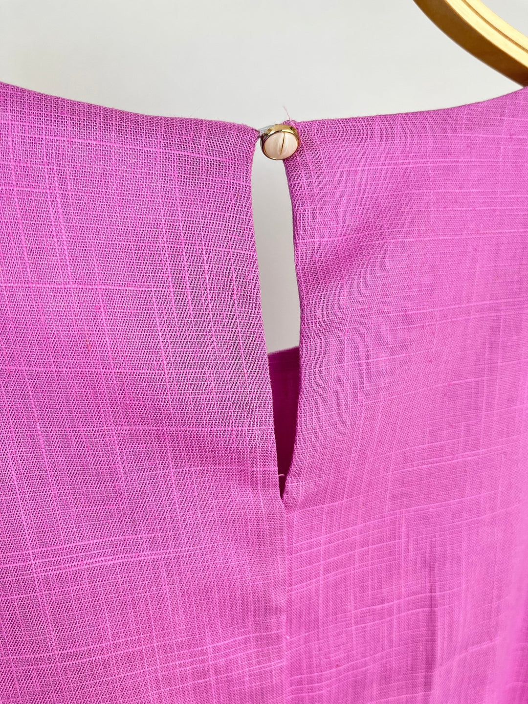 Sommerkleid A-Linie mit Leinen, beere von Bella Vita - Mode &amp; Lifestyle
