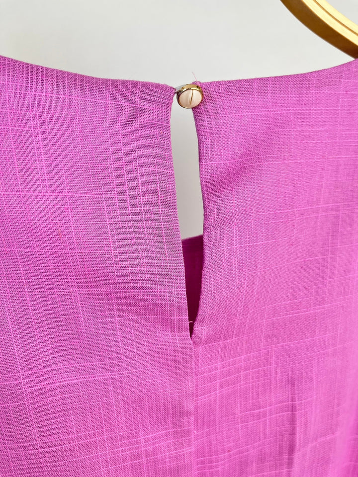 Sommerkleid A-Linie mit Leinen, beere von Bella Vita - Mode &amp; Lifestyle