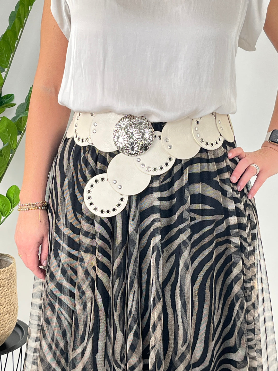 Statement-Gürtel Boho, ecru von Bella Vita - Mode &amp; Lifestyle