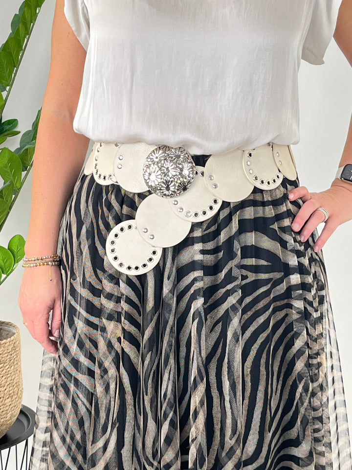 Statement-Gürtel Boho, ecru von Bella Vita - Mode &amp; Lifestyle