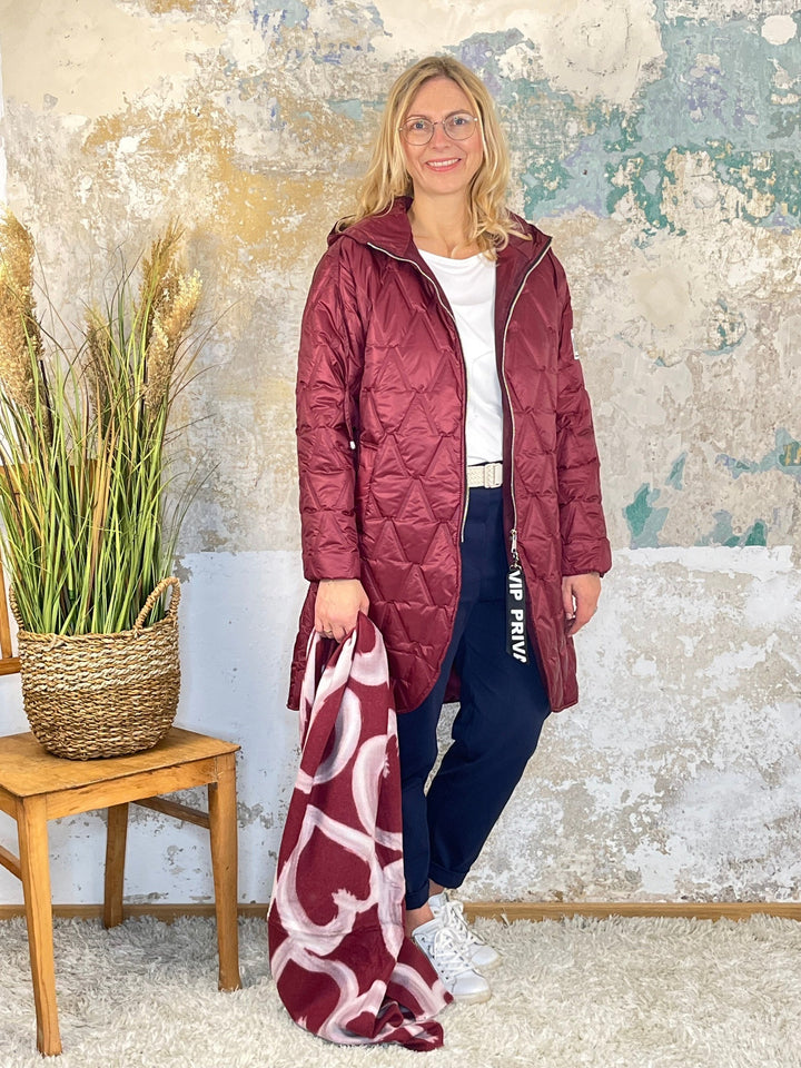 Steppjacke "Beauty", bordeaux von Bella Vita - Mode &amp; Lifestyle