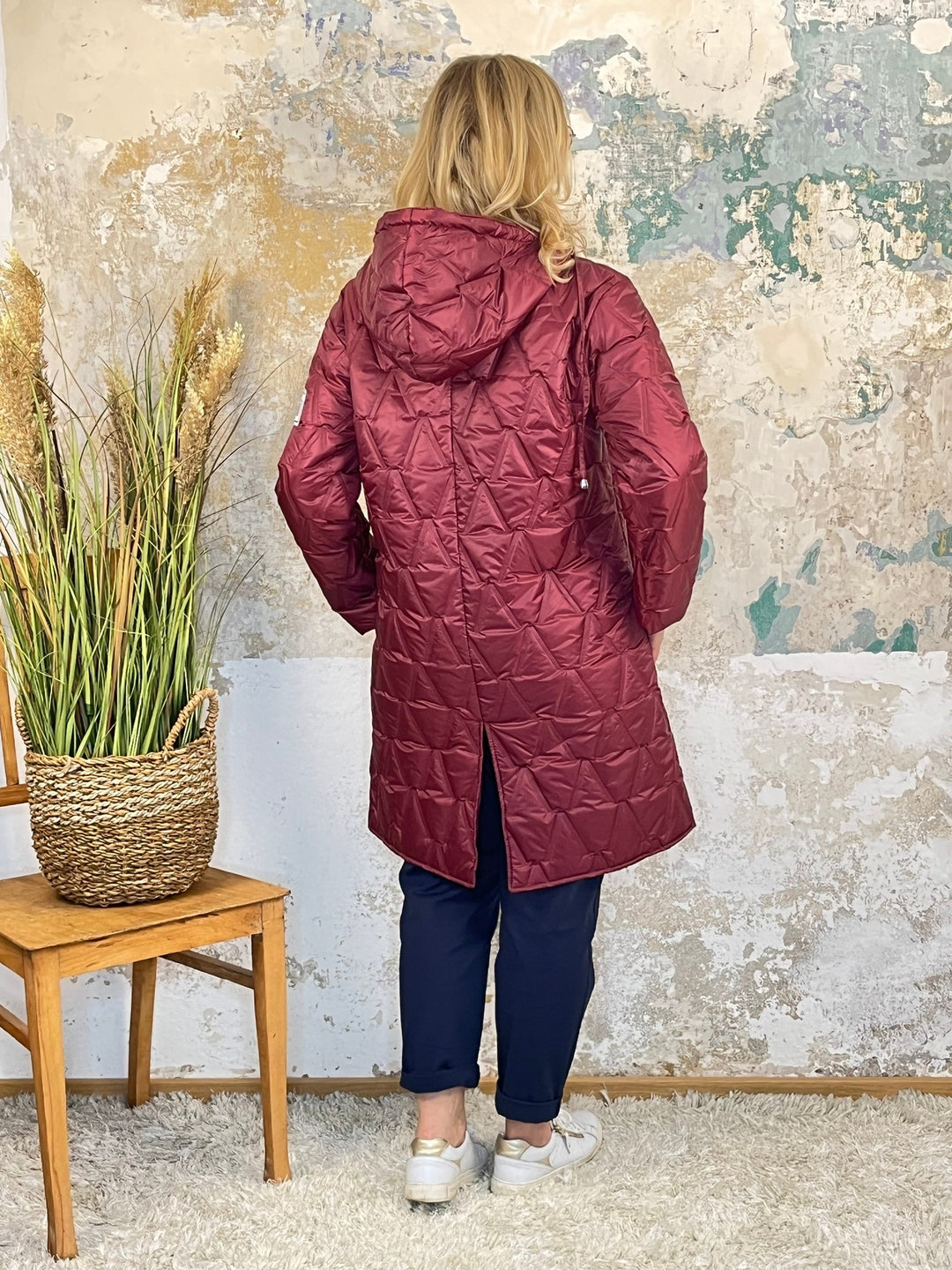 Steppjacke "Beauty", bordeaux von Bella Vita - Mode &amp; Lifestyle