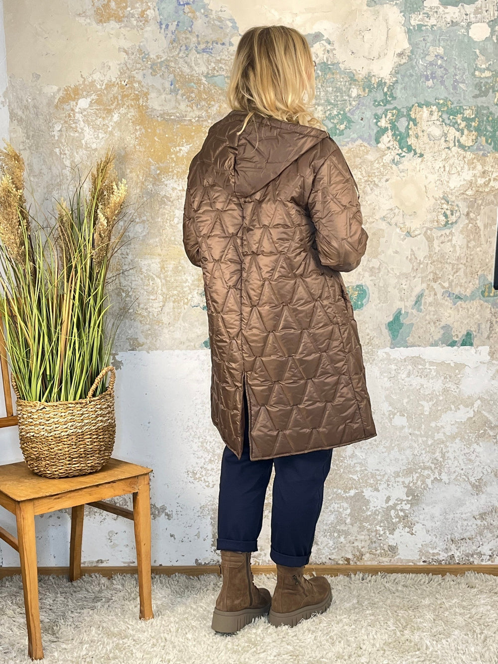 Steppjacke "Beauty", cognac von Bella Vita - Mode & Lifestyle