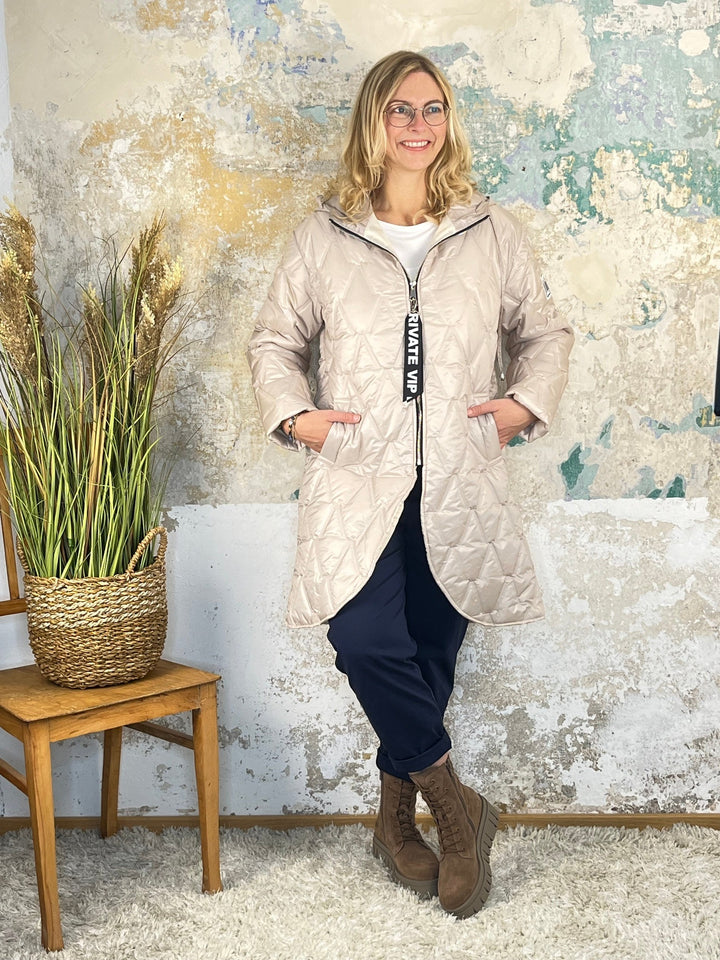 Steppjacke "Beauty", ecru von Bella Vita - Mode &amp; Lifestyle