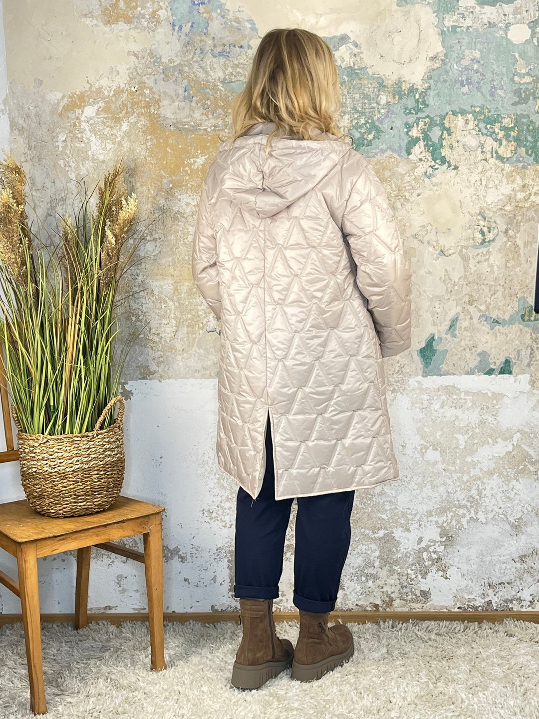 Steppjacke "Beauty", ecru von Bella Vita - Mode &amp; Lifestyle
